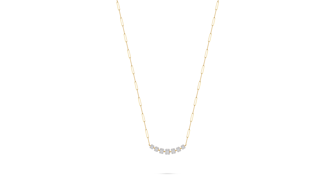Baguette Diamond Necklace